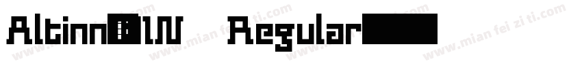 Altinn-DIN Regular字体转换
